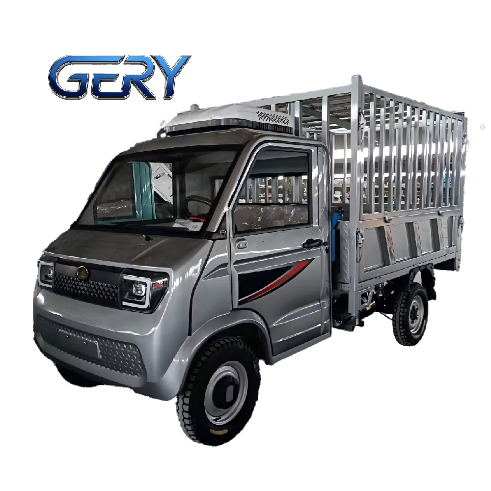 Closed‑Cabin Mini Electric Cargo Truck Comfortable for All‑Weather Delivery